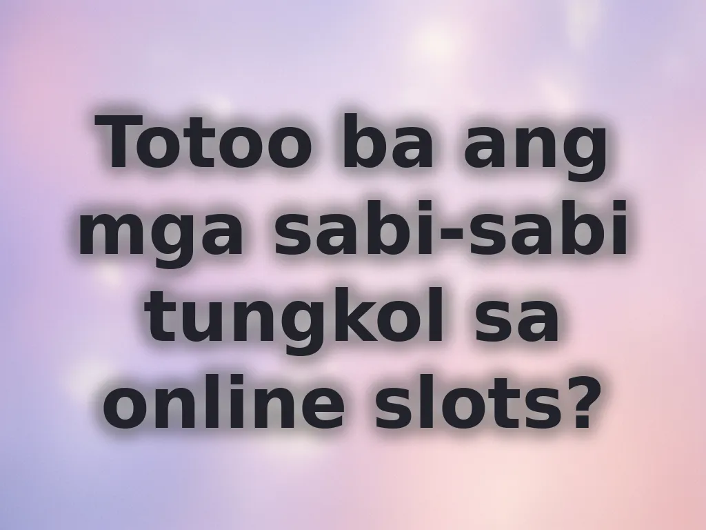 Mga myths sa online slots